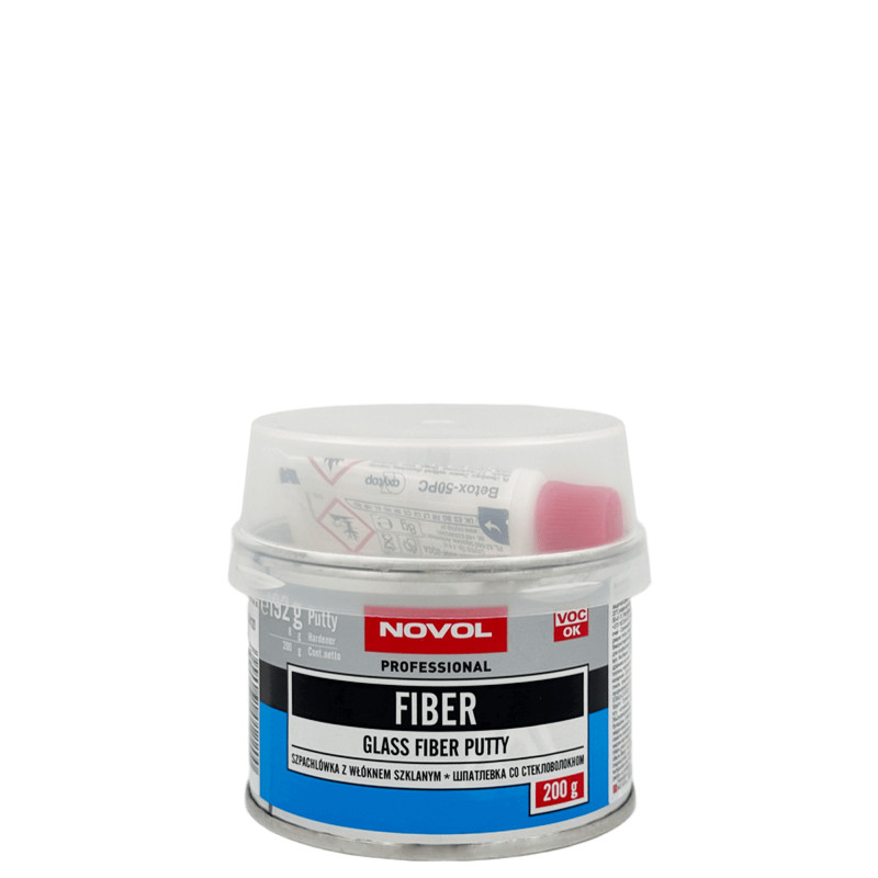 NOVOL FIBER Шпатлёвка со стекловолокном 0.2кг