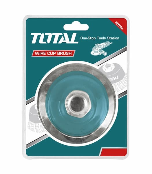 TOTAL TAC32031 Щетка по металлу "Чаша" витая стальная проволока 75мм превью #2