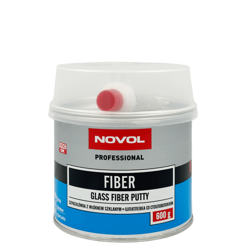 NOVOL FIBER Шпатлёвка со стекловолокном 0.6кг