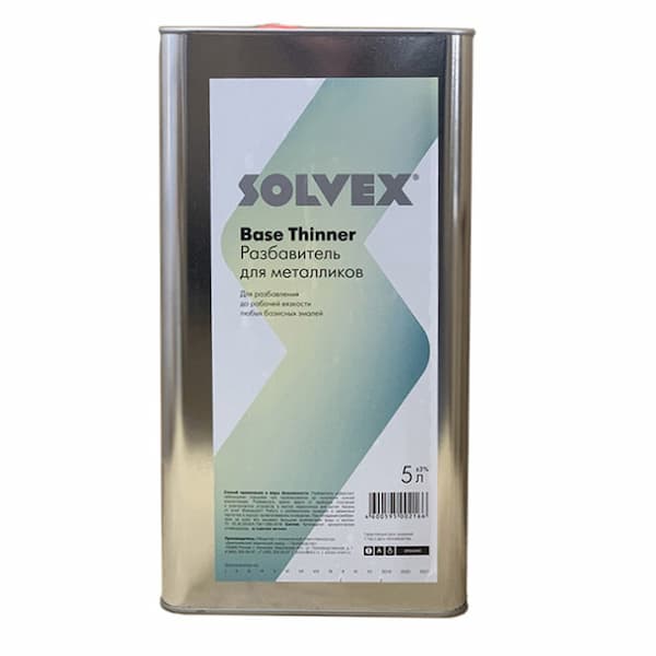 SOLVEX Base Thinner Разбавитель для металликов 5л