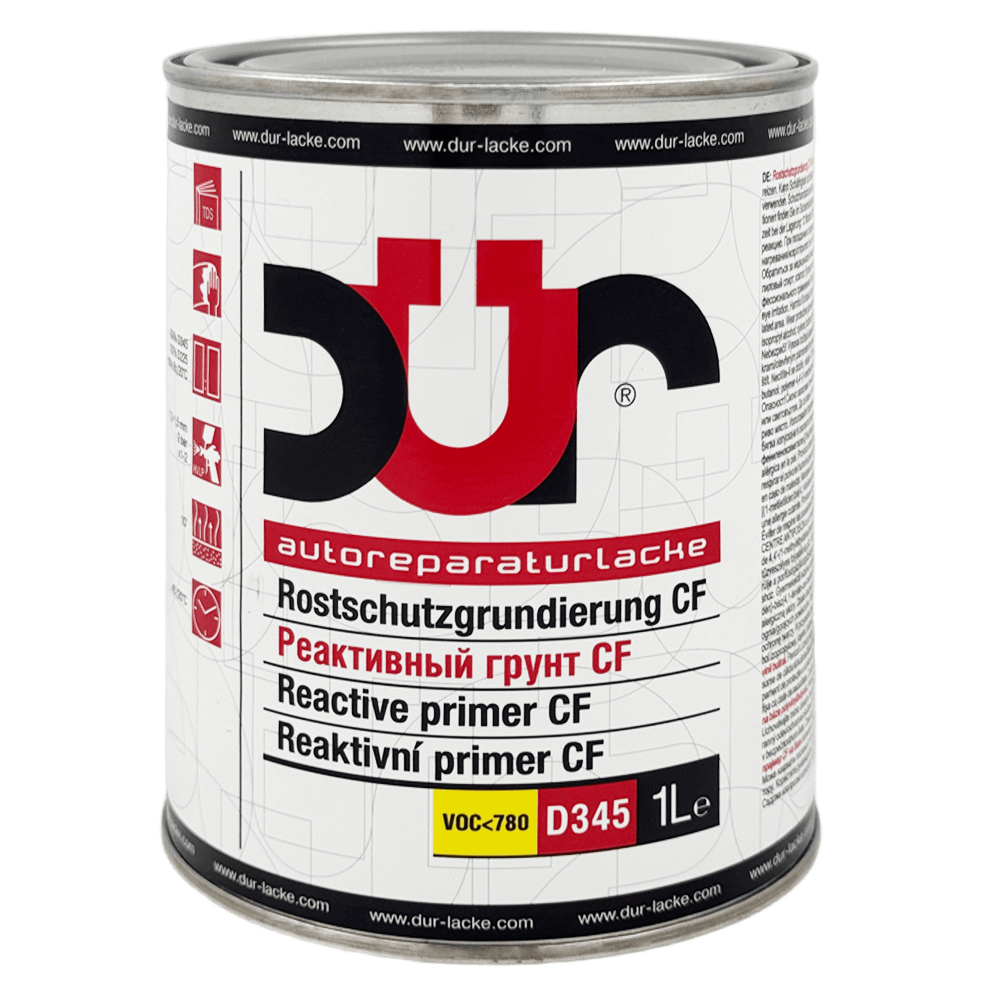 DUR D345 CF Реактивный грунт 1л + 1л (D225) превью #1