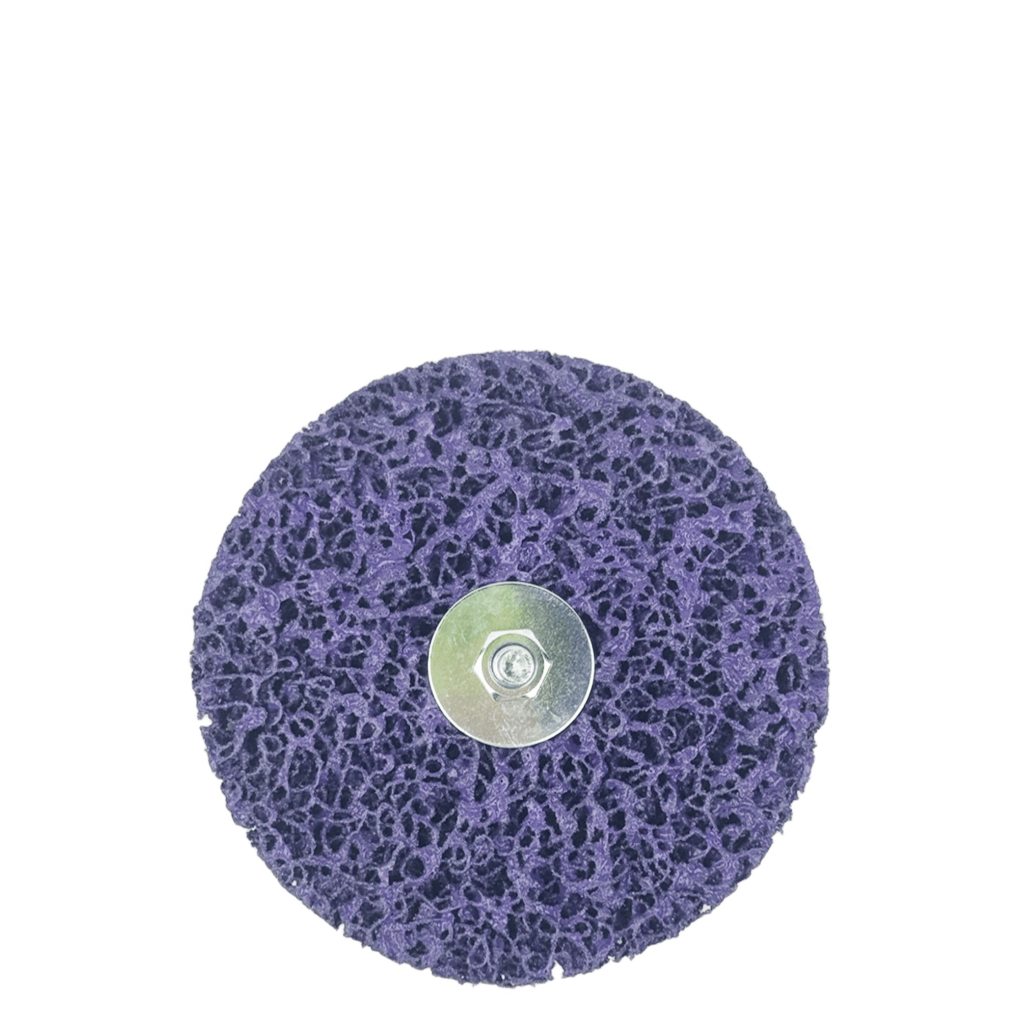 Зачистной круг "коралловый" фиолетовый с адаптером 125мм  превью #1