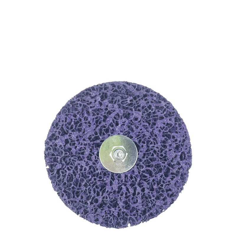 Зачистной круг "коралловый" фиолетовый с адаптером 125мм 