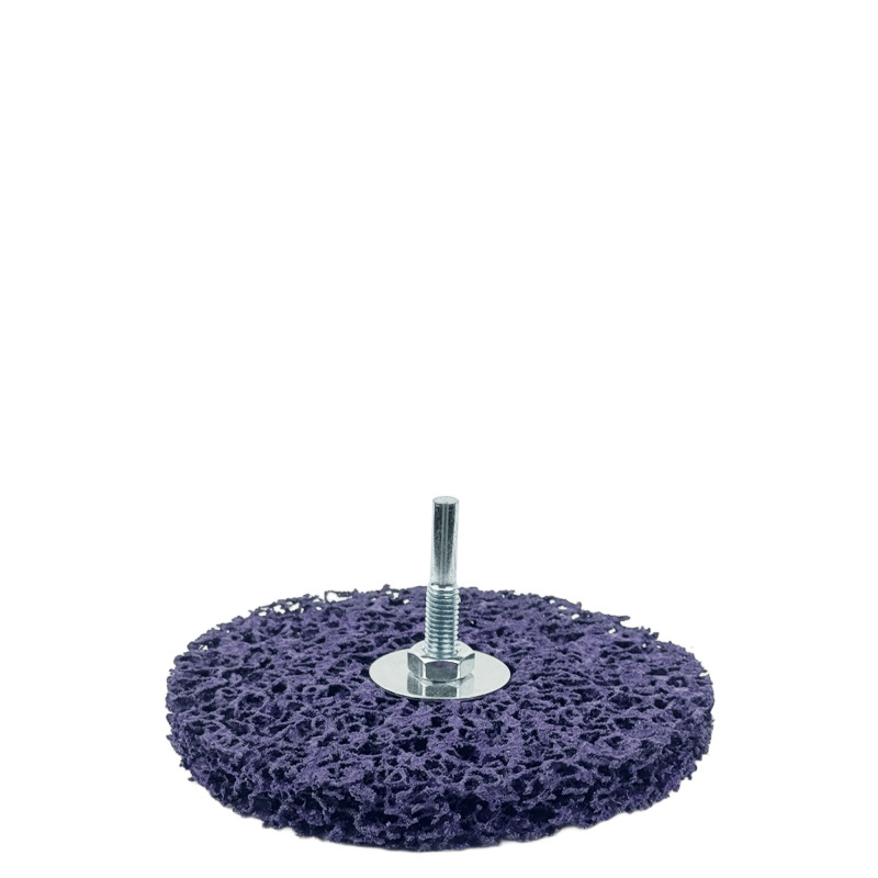 Зачистной круг "коралловый" фиолетовый с адаптером 125мм 