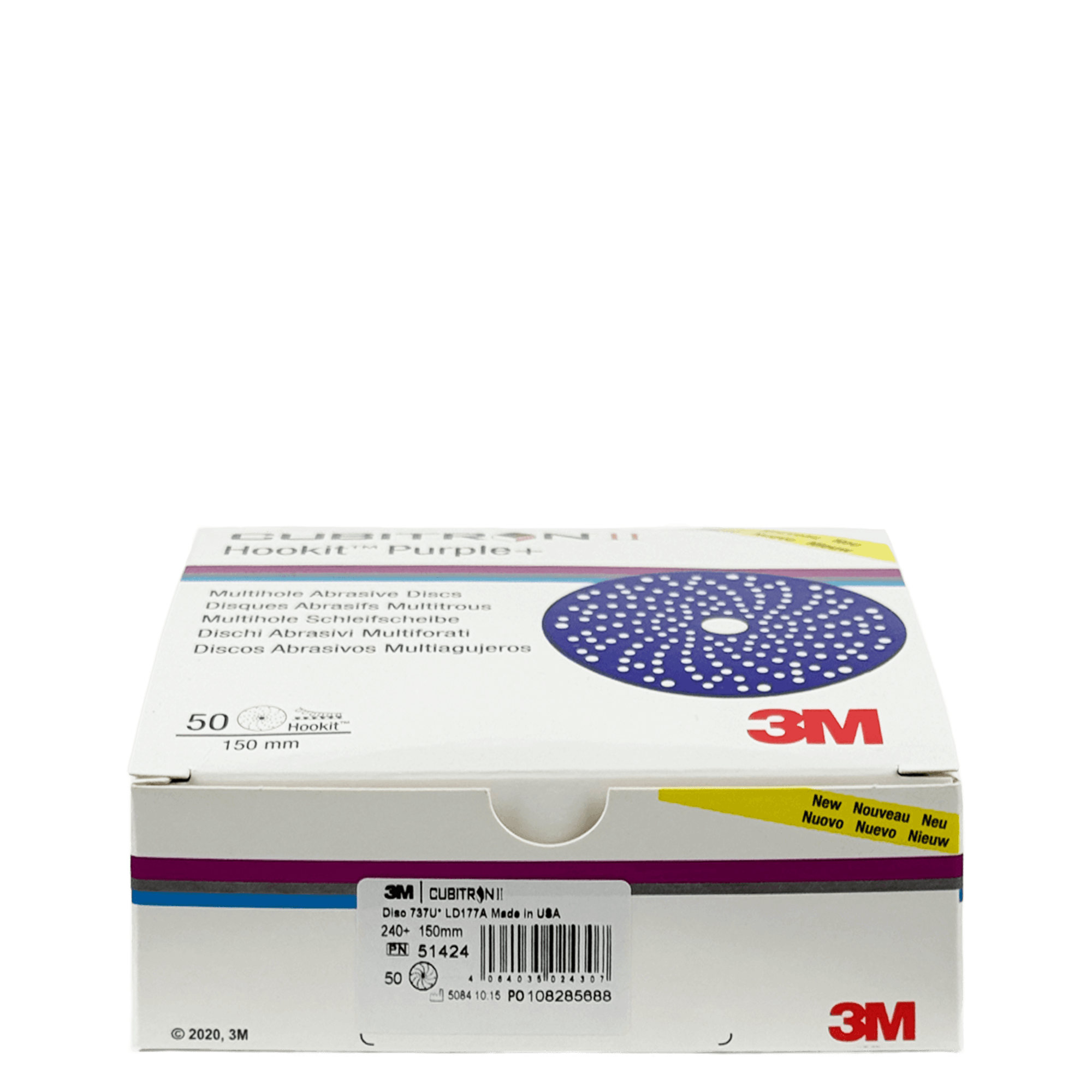 3M 737U Cubitron Hookit II D150 Круги абразивные P80-600 превью #3