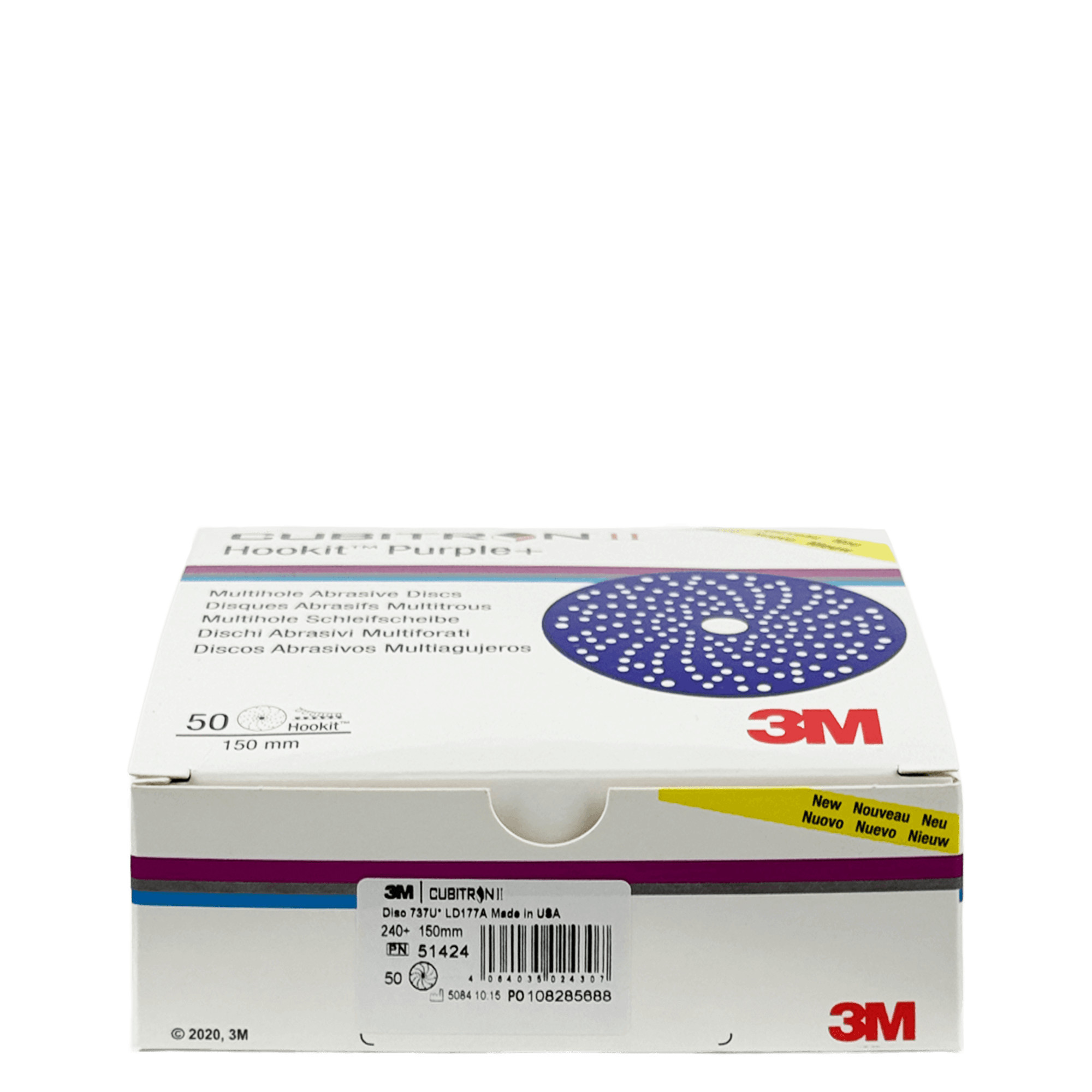 3M 737U Cubitron Hookit II D150 Круги абразивные P80-600 превью #3