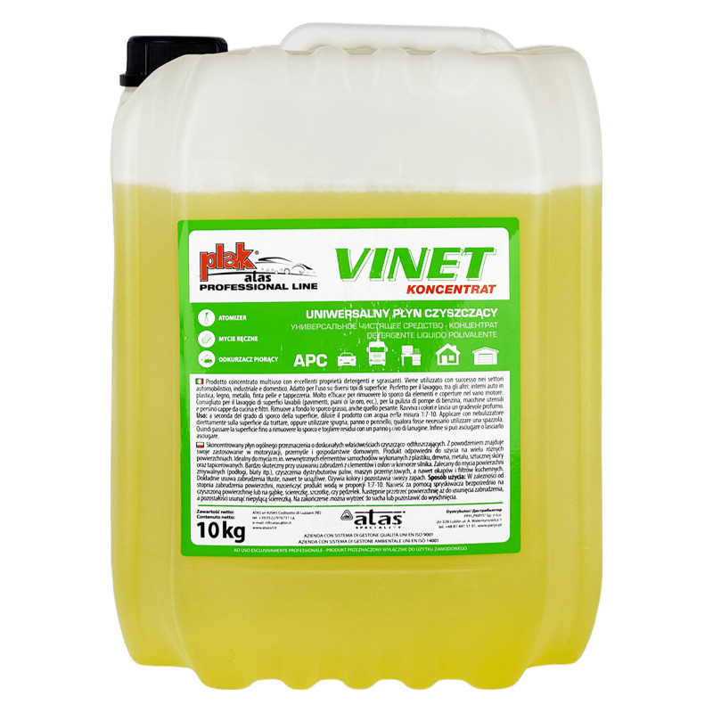 ATAS VINET Универсальное чистящее средство, концентрат 10кг