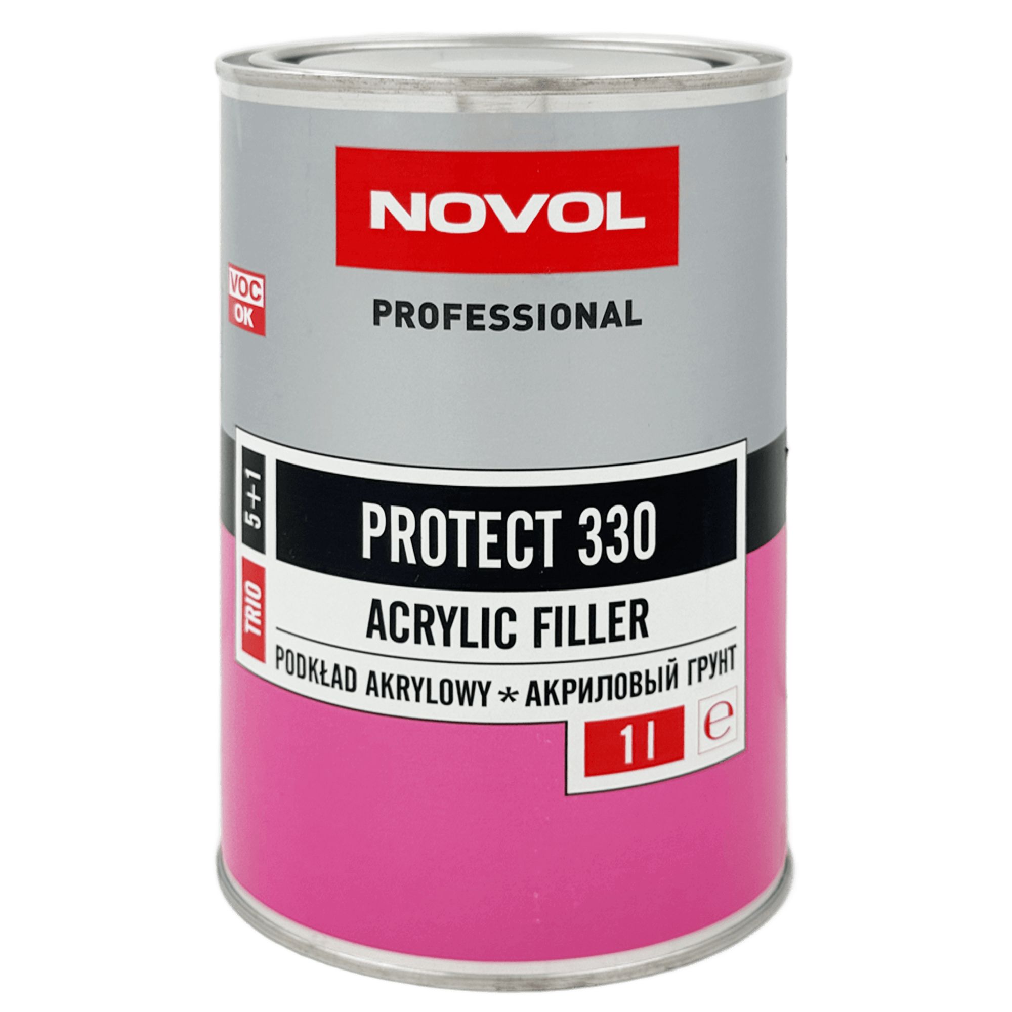NOVOL PROTECT 330 5+1 (MS) Грунт акриловый 1л + 0.2л (H 5520) превью #1