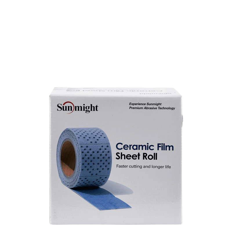 SUNMIGHT Ceramic Film Sheet Roll Наждачная бумага на липучке 70мм x 70мм (квадрат)