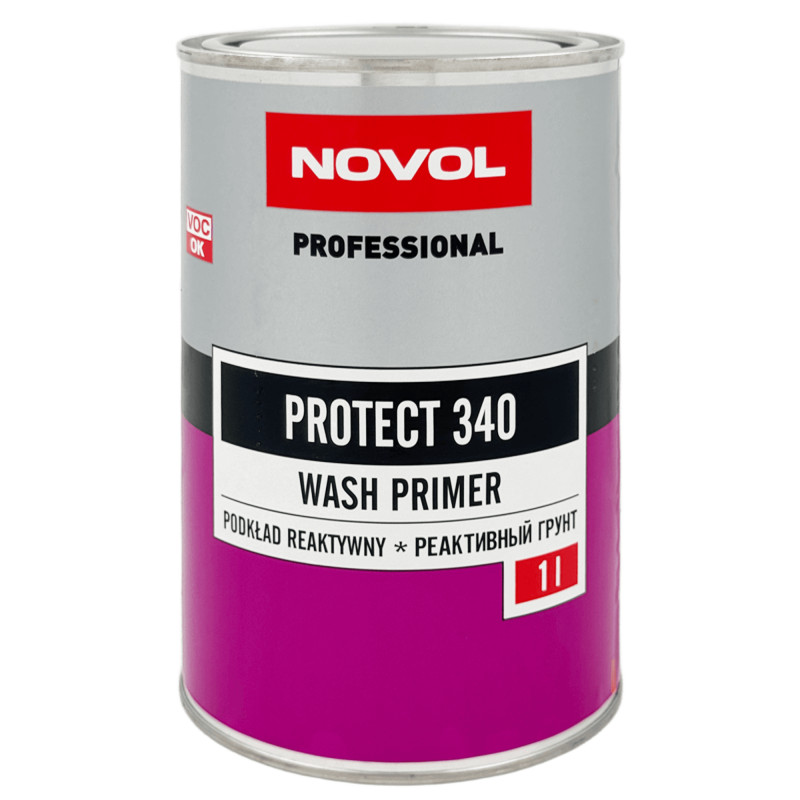 NOVOL PROTECT 340 Wash Primer 1+1 Грунт реактивный 1л+1л (Н5910)