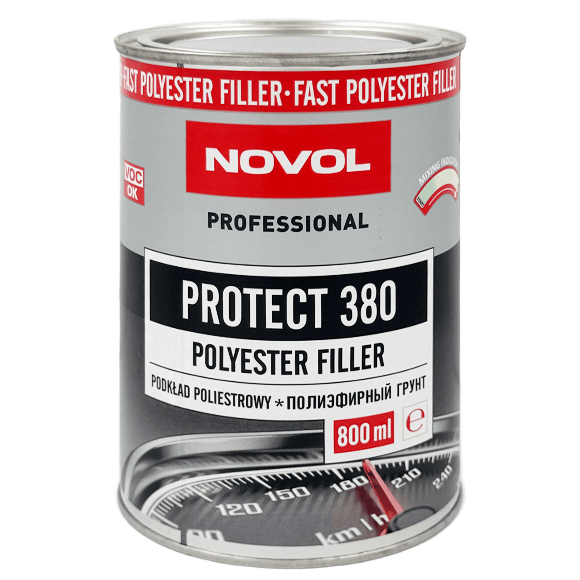NOVOL PROTECT 380 Грунт полиэфирный 0,8л + 80мл