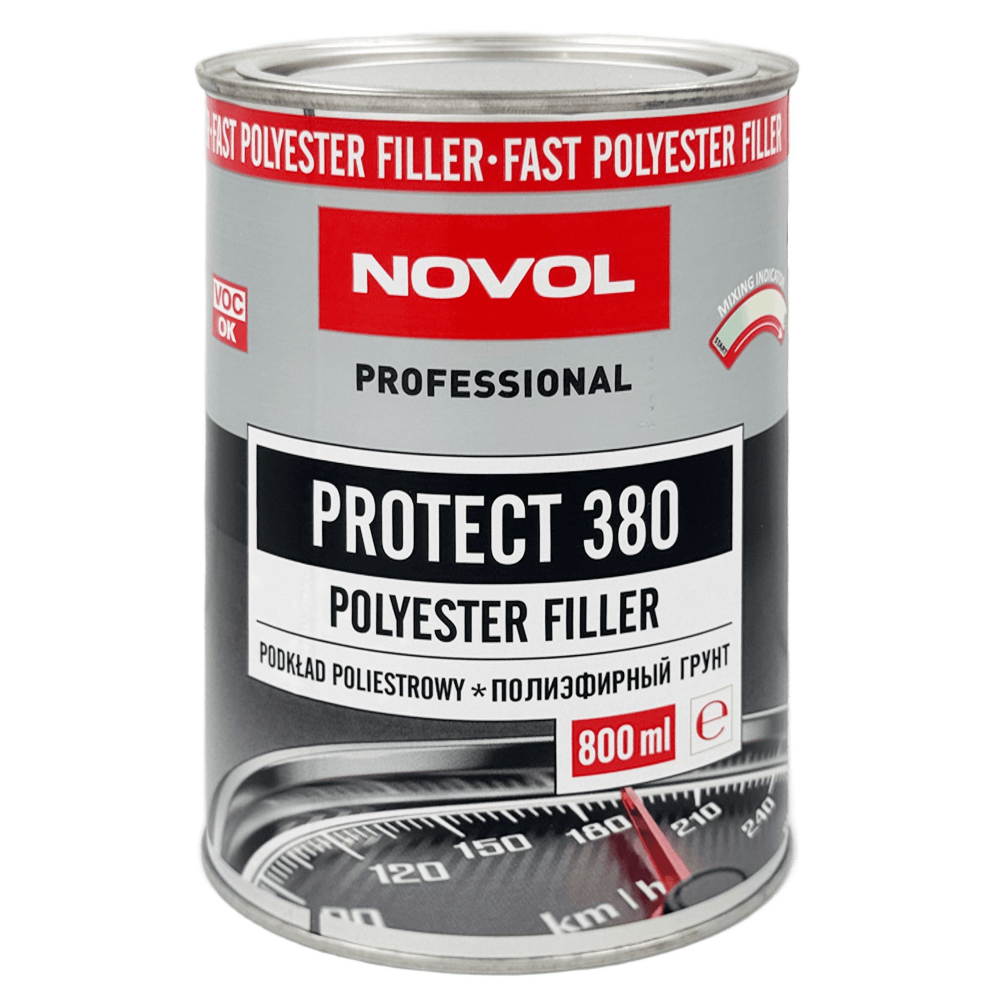 NOVOL PROTECT 380 Грунт полиэфирный 0,8л + 80мл превью #1