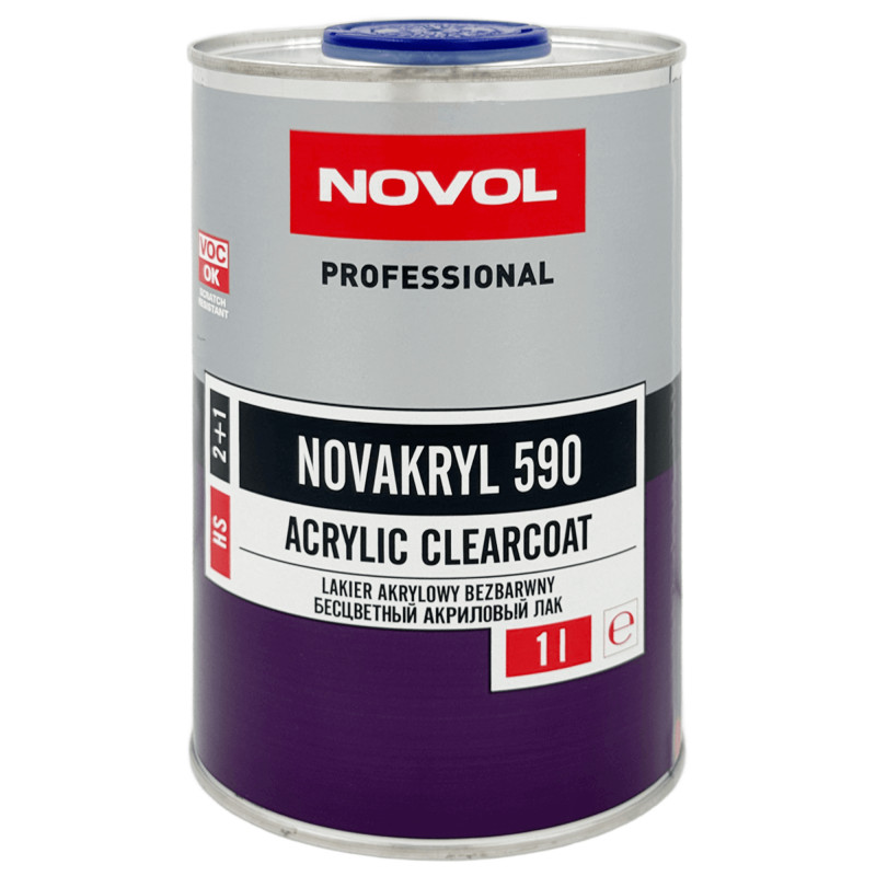NOVOL NOVAKRYL 590 HS Лак акриловый  2+1 1л+0,5л (H5120)