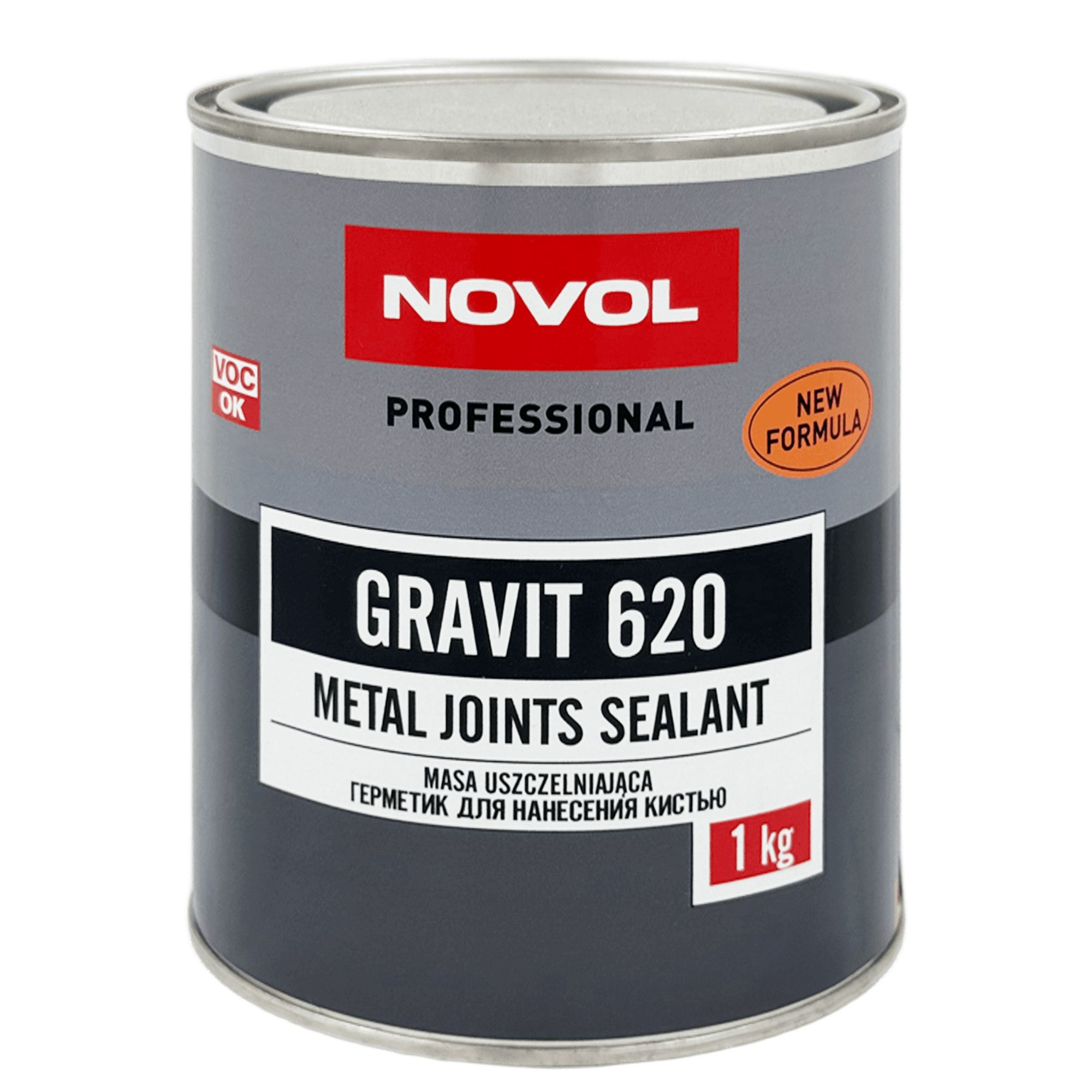 NOVOL GRAVIT 620 Герметик под кисть (серый) 1кг
