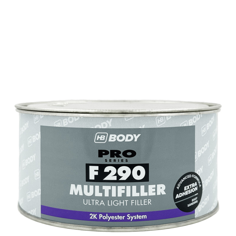 BODY F290 Ultra Light Multifiller Сверхоблегченная универсальная шпатлевка 1л