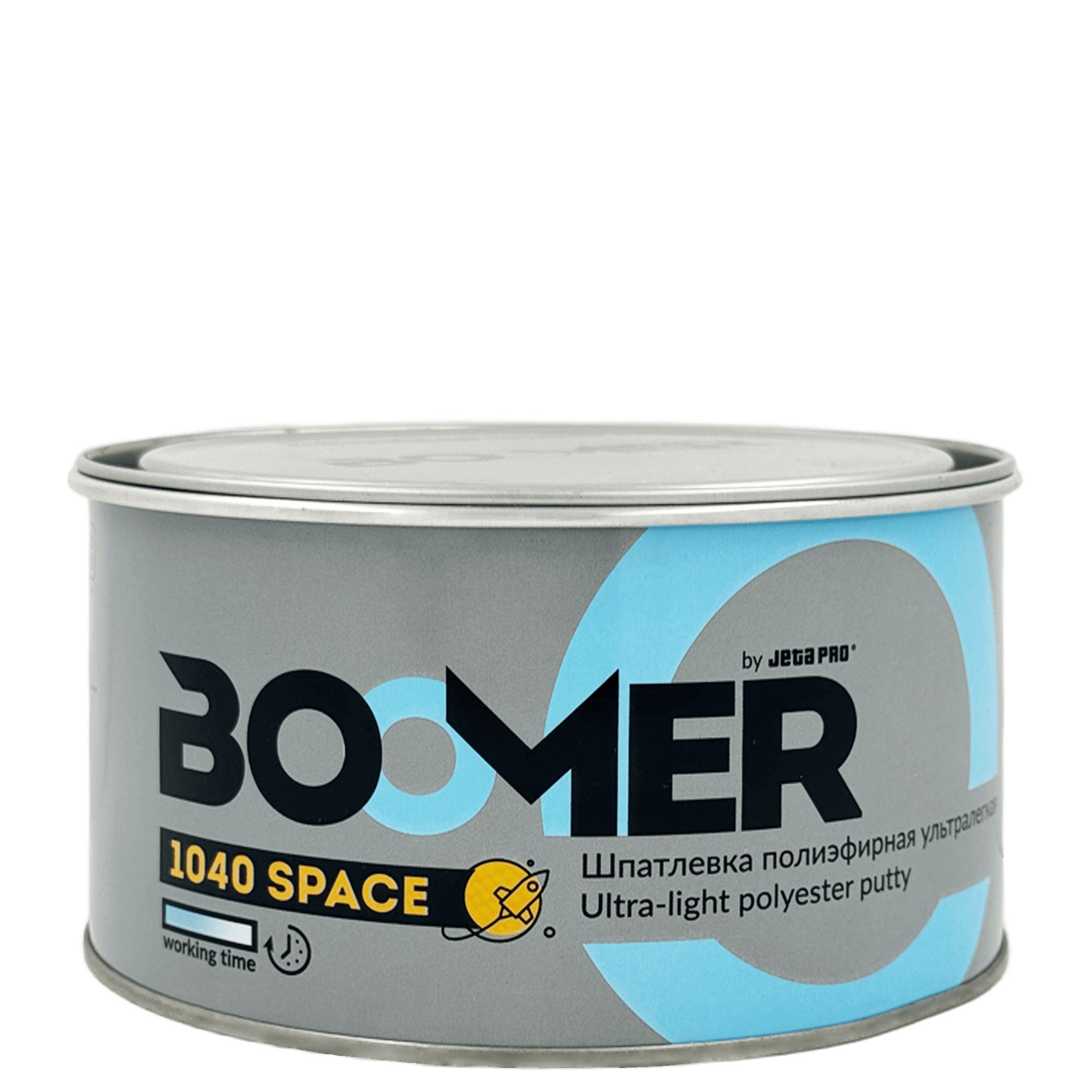 BOOMER 1040 SPACE Универсальная ультралёгкая шпатлевка 1,0 + 0,02 л превью #1