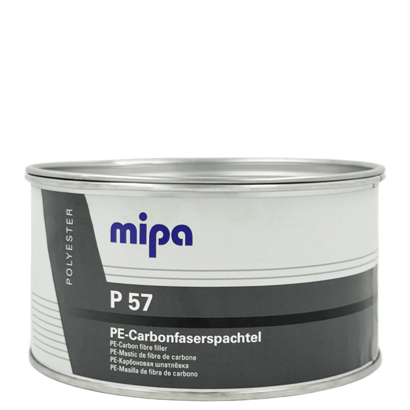 MIPA P57 PE-Carbonfaserspachtel Шпатлевка карбоновая 1,8кг