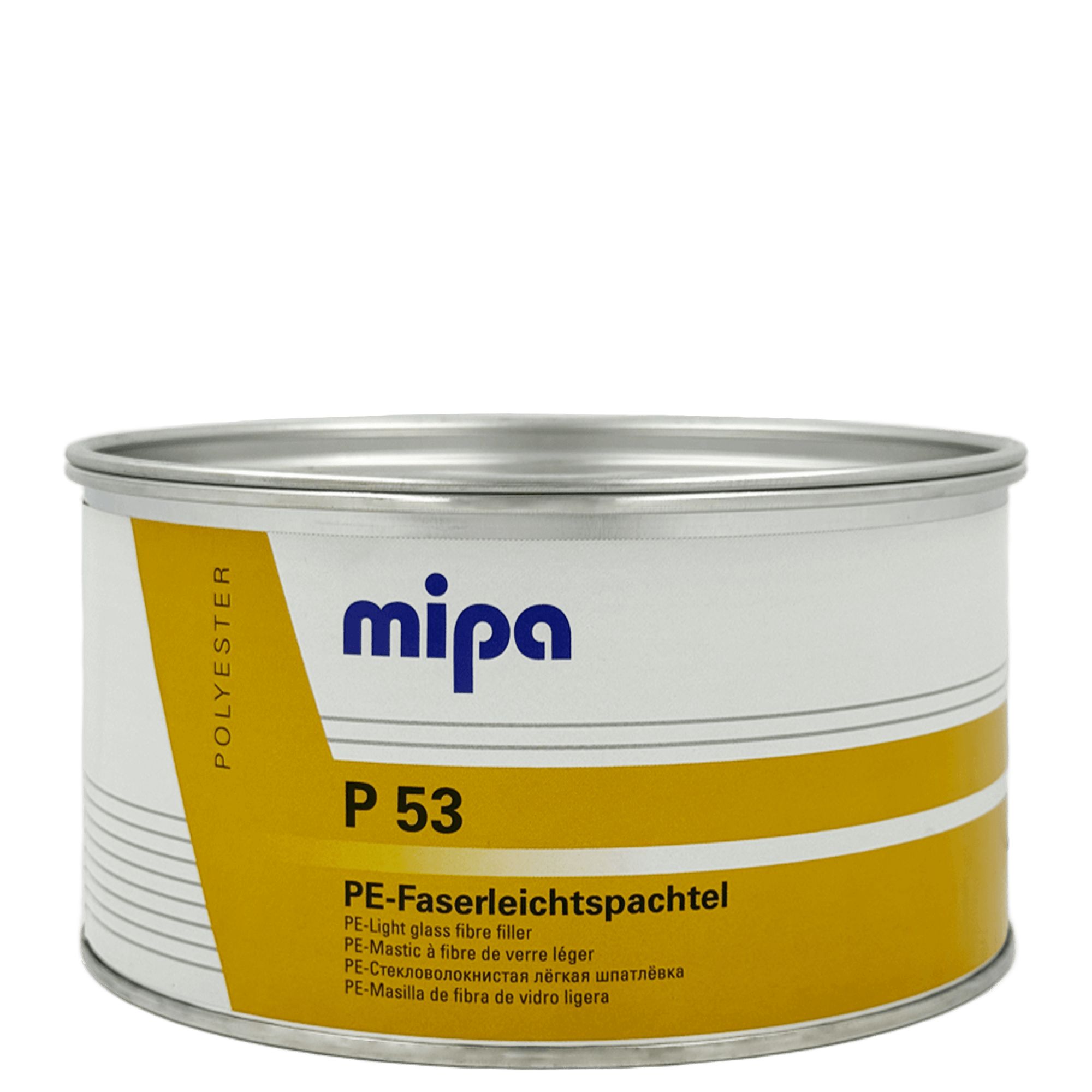 MIPA P53 PE-Faserleichspachtel Шпатлевка стекловолокнистая легкая 1,8кг превью #1