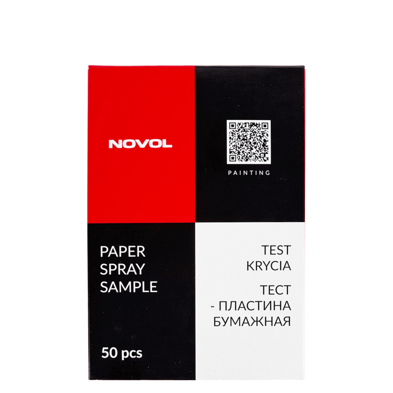 NOVOL Тест-карта бумажная 1шт