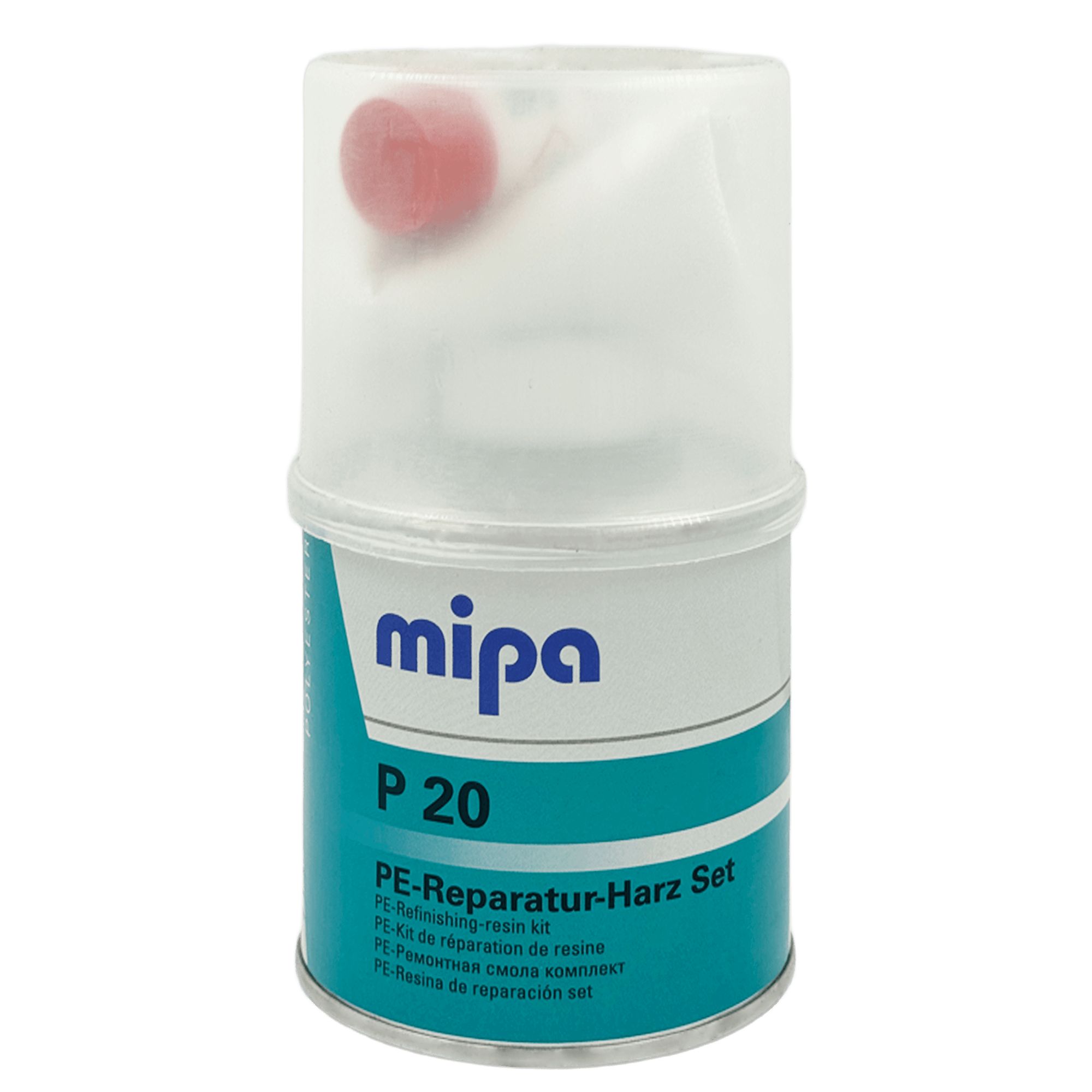 MIPA P20 PE-Reparatur-Harz Set Ремнабор смола со стекловолокном 250г