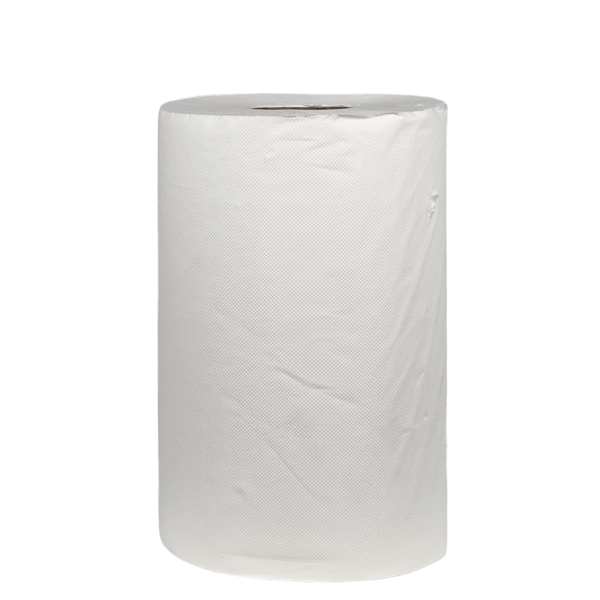 BOOMER 80542 Двухслойные очищающие бумажные салфетки белые 32х35см (400 в рулоне)