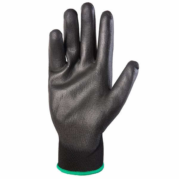 JETA PRO JP011b Защитные перчатки из полиэфирной пряжи c полиуретановым покрытием черные, 1 пара превью #2