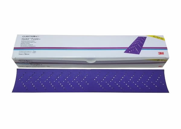 3M 737U Cubitron II Hookit Purple+ Полоска абразивная 70мм x 396мм P80-400