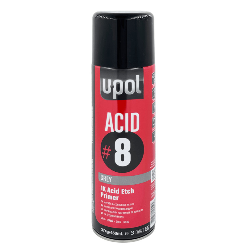 U-POL ACID#8 Грунт-аэрозоль протравливающий 450мл