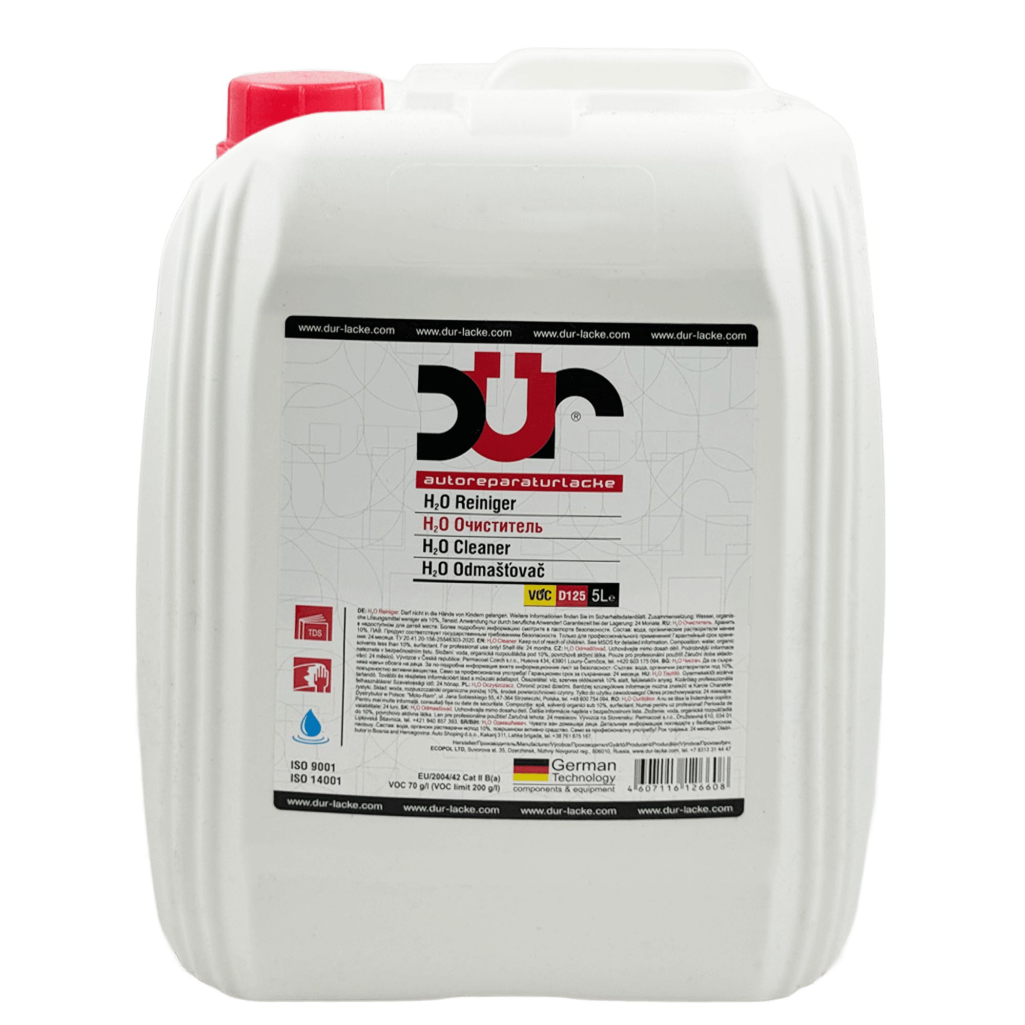 DUR D125 H2O Очиститель 5л 