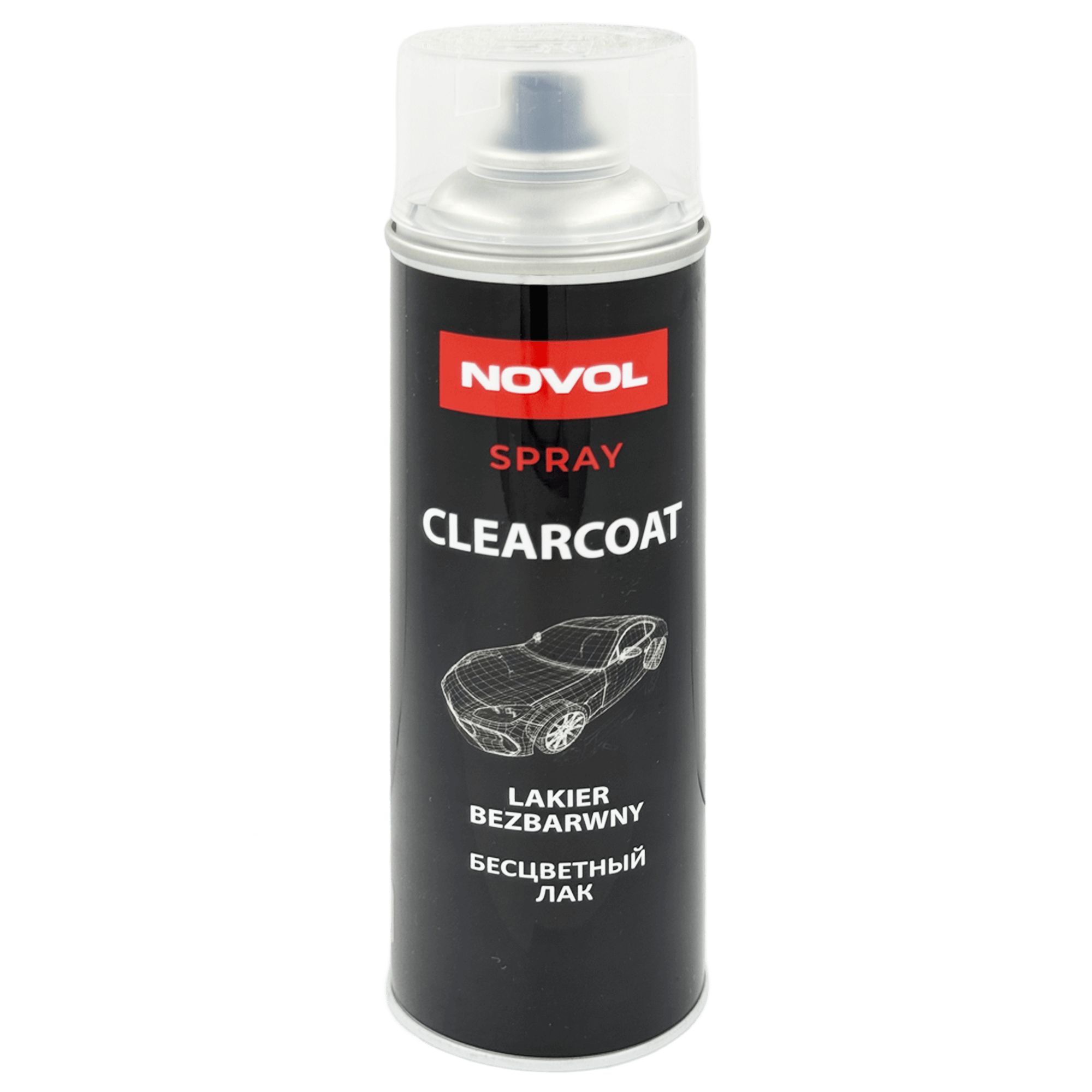 NOVOL CLEARCOAT Лак бесцветный аэрозоль 500 мл 