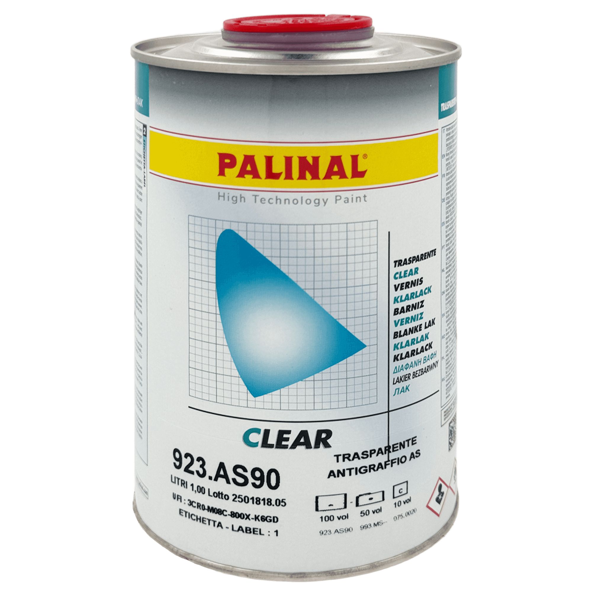 PALINAL AS90 2K-HS Лак акриловый 1л + 0,5л (993.MS-М) превью #1