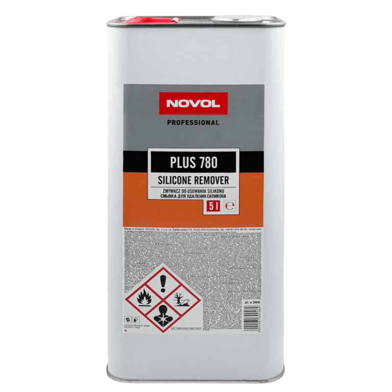 NOVOL PLUS 780 Смывка силикона (обезжириватель) 5л