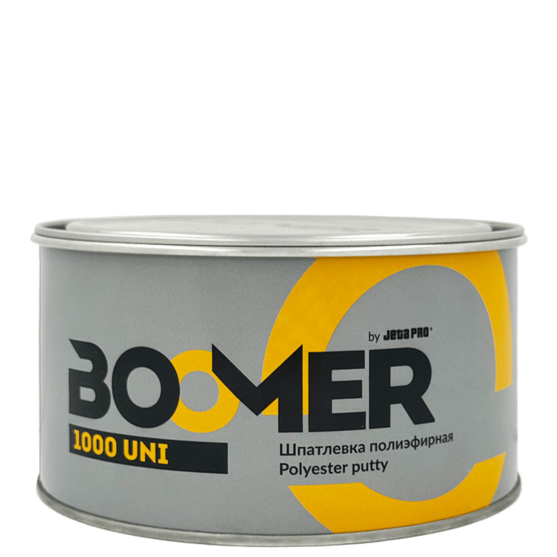 BOOMER 1000 UNI Шпатлевка полиэфирная универсальная 1,8 + 0,045 кг