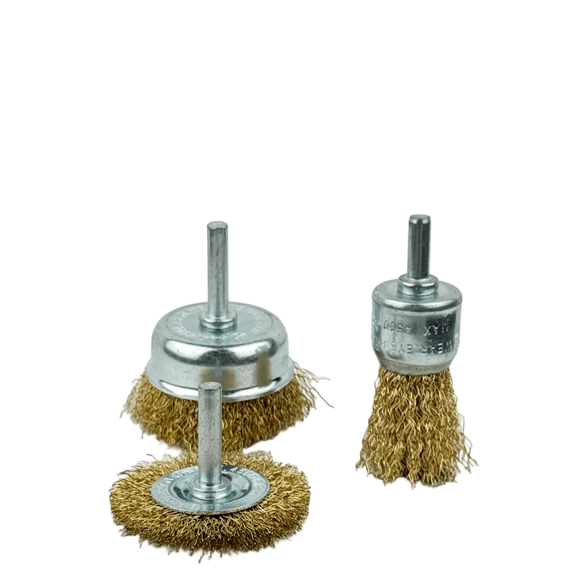 VX 10001 Набор кордщеток дисковых латунных для дрели (3 предмета)