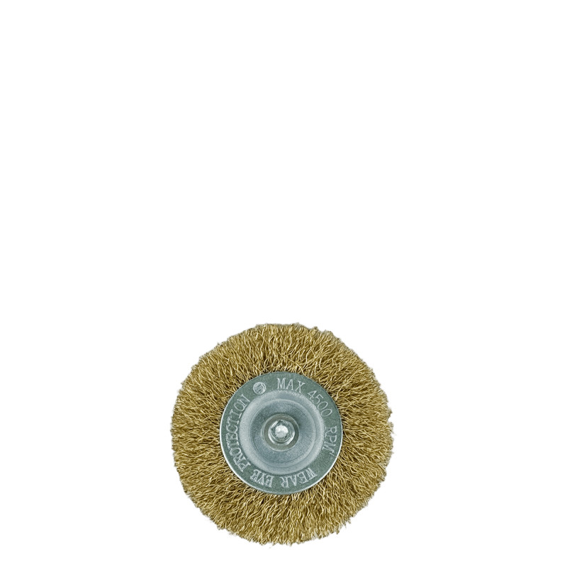 VX 7002 Кордщетка радиальная омедненная сталь 60мм 1/4