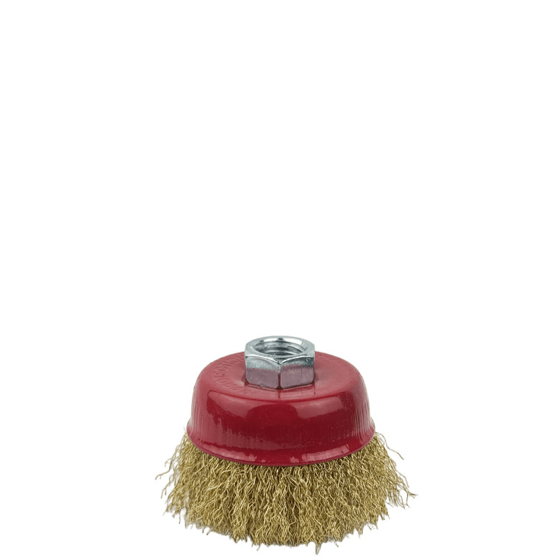 VX 2001 Кордщетка (чаша) омедненная сталь 65мм М14