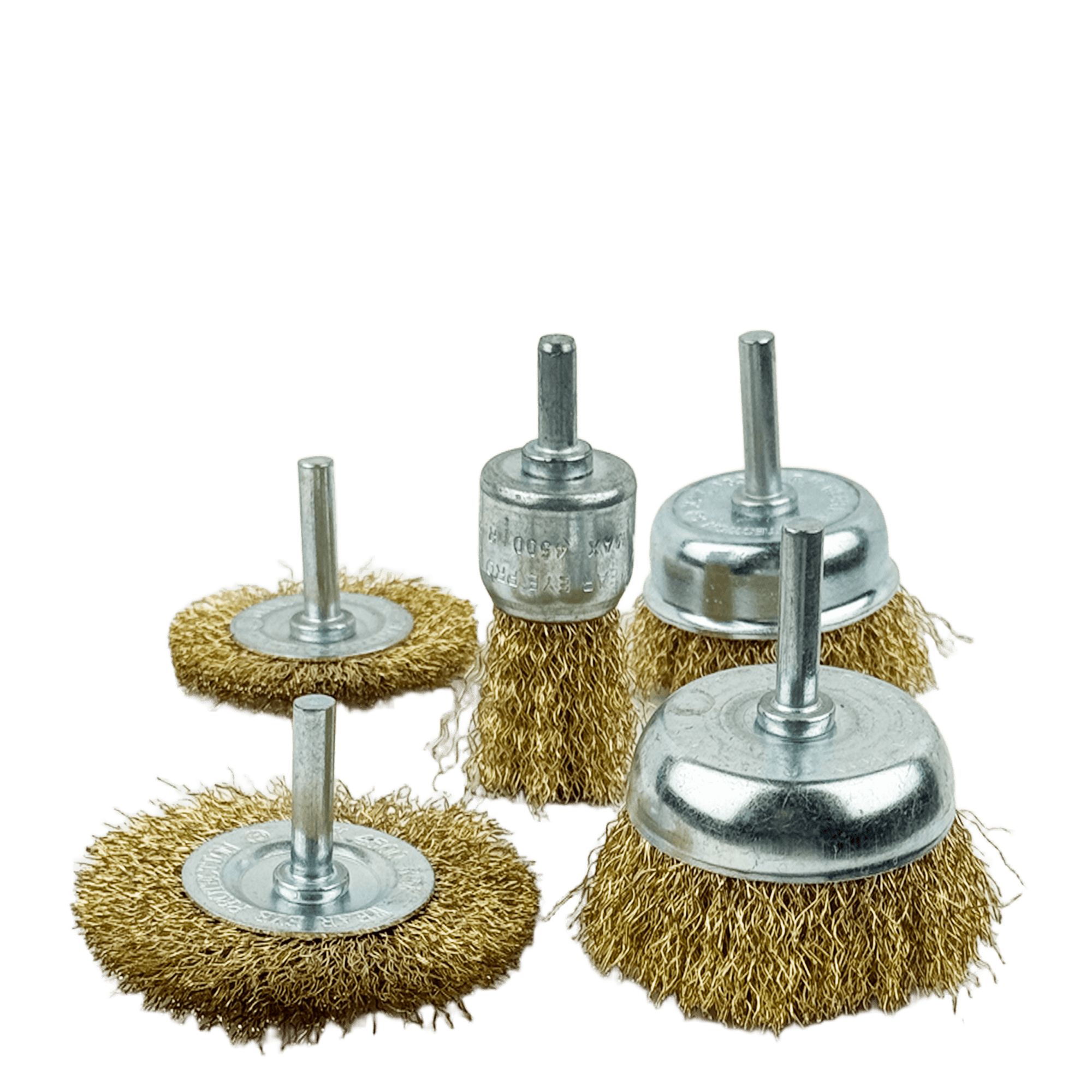 VX 9001 Набор кордщеток дисковых латунных для дрели (5 предмета) превью #1