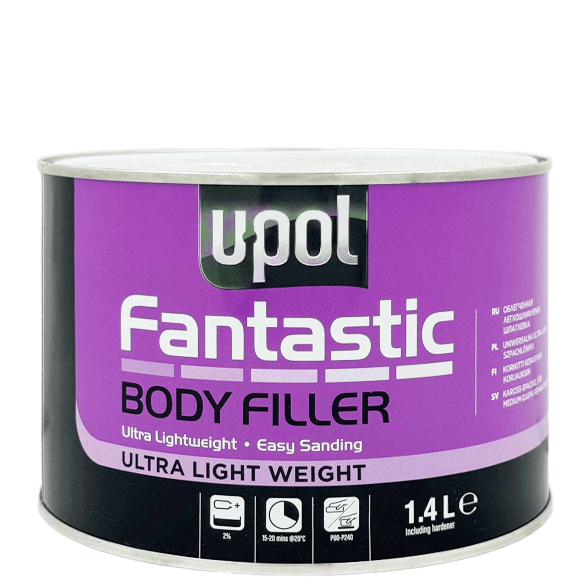 U-POL FANTASTIC Шпатлевка ультралегкая универсальная 1,4л превью #1