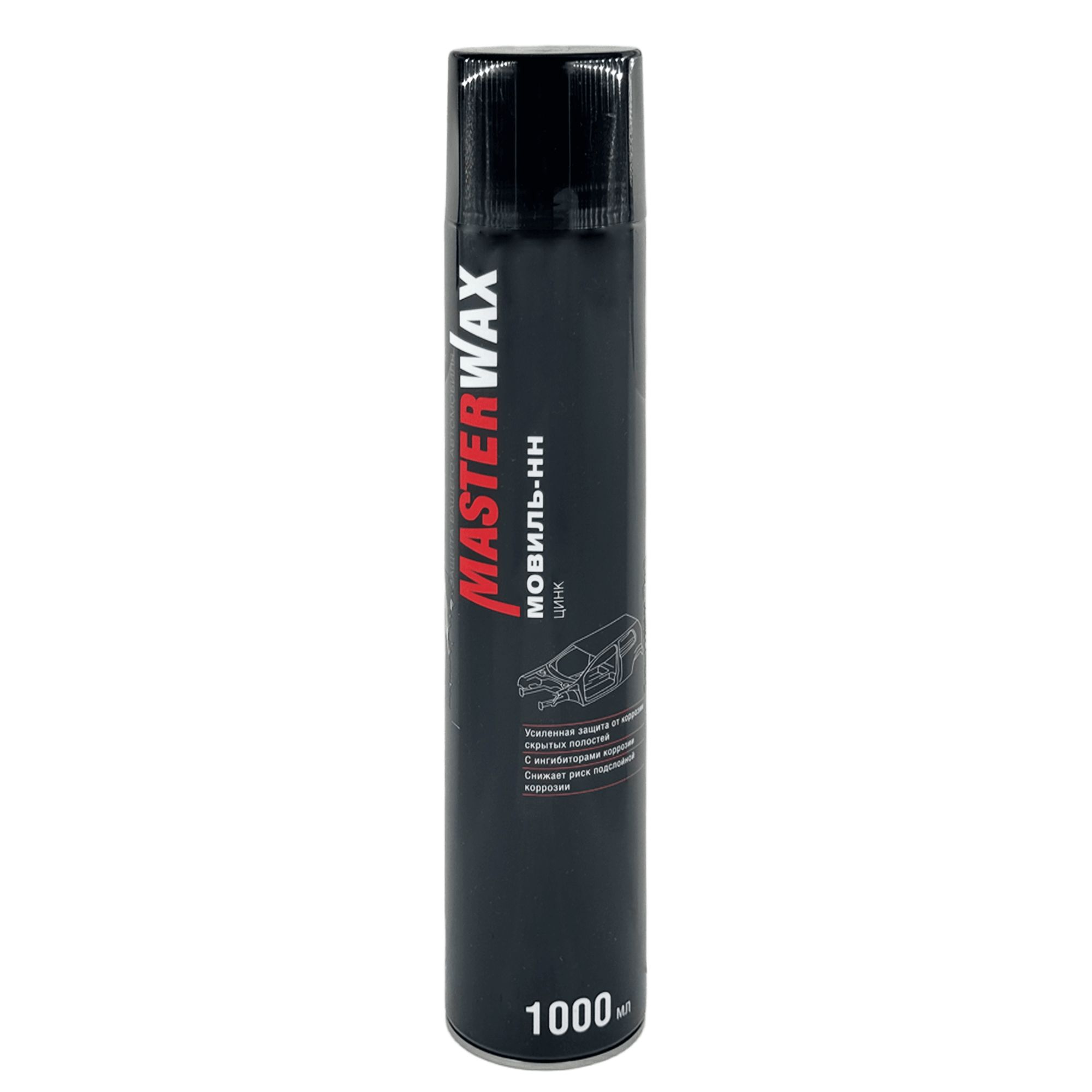 MASTERWAX МОВИЛЬ-НН ЦИНК Антикоррозионный состав аэрозоль 1000мл превью #1